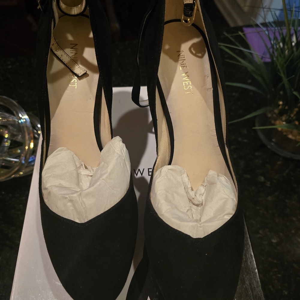 Nine West Black Heeled Shoes